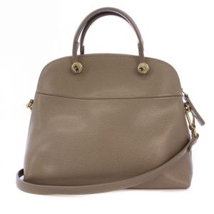 パイパー S ハンドバッグ ショルダーバッグ 2WAY レザー ベージュ /BM MU