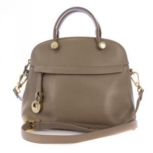 FURLA パイパー S ハンドバッグ ショルダーバッグ 2WAY レザー ベージュ /BM MU