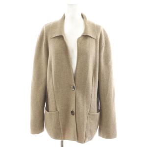 ニットジャケット カシミヤ 13+ 茶 ブラウン ベージュ RE1402490 /AN28 MU