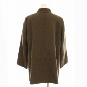 Leilian カシミヤコート ミドル丈 大きいサイズ 13+ 茶 ブラウン 1003195 /KU MU