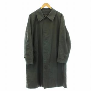 ビンテージ ステンカラーコート L カーキ