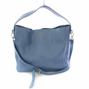 カプリッチョ ホーボー ショルダーバッグ トートバッグ 2WAY レザー 青 /TK BM