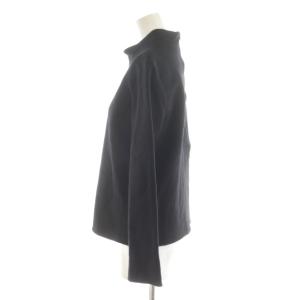 theory luxe STAGE DUNNA ニット カットソー 長袖 モックネック ウール 38 黒 ブラック 8401000