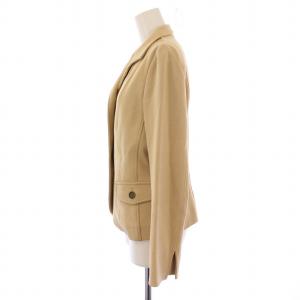 BURBERRY LONDON テーラードジャケット アウター シングル 裏地ノバチェック ストレッチ 2 ベージュ /BB MU