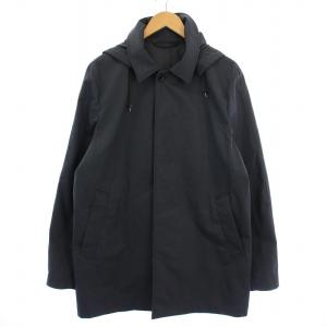 CSM TR ストレッチ ツイル フード バルカラーコート ショート XL グレー 3225-126-3139