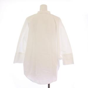 mizuiro ind mizuiroind シャツ ブラウス 七分袖 ドルマンスリーブ 白 /BM BM