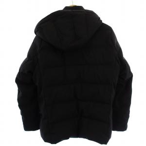 417byEDIFICE ダウンジャケット ジップアップ フード L 黒 17-011-312-3004-3-0 /BM MU