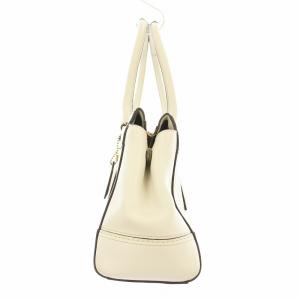 COACH ハンプトンズ ハンドバッグ トートバッグ レザー ターンロック 白 ホワイト 11547 /KU MU