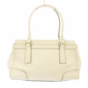 COACH ハンプトンズ ハンドバッグ トートバッグ レザー ターンロック 白 ホワイト 11547 /KU MU