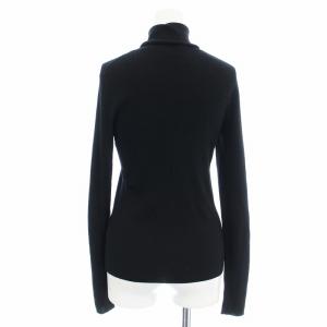 Theory ニット LEENDA 01-9901710-050 タートルネック リブニット 長袖 S 黒 ブラック