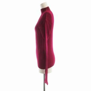 ISSEY MIYAKE FETE カットソー ハイネック 長袖 02 ピンク IF54FJ402 /RO MU