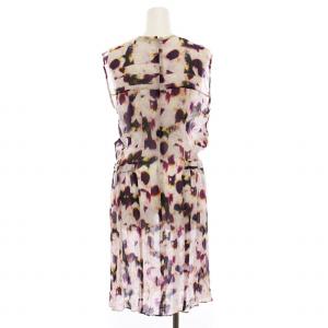 Paul Smith BLACK シアー ワンピース ロング ノースリーブ 総柄 38 マルチカラー /YM MU