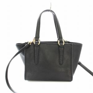 COACH ショルダーバッグ ハンドバッグ レザー ロゴ チャーム 黒 ブラック F11925 /KU MU