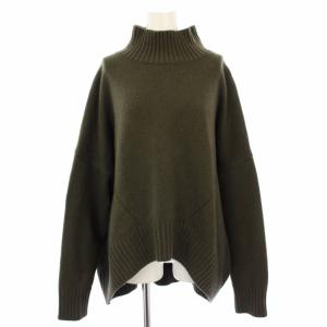 ウールハイネックニットセーター 長袖 38 カーキ 18WKN500 /TK BM