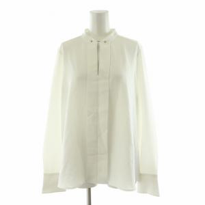シャツ ブラウス 長袖 M ホワイト 12-2308020 /NQ MU
