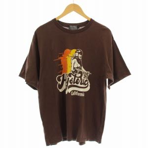 【状態良好❗️】HYSTERIC GLAMOUR 髑髏 苺 半袖カットソー ドクロ イチゴ 半袖 カットソー Tシャツ プリント Uネック F 黒