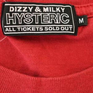 HYSTERIC GLAMOUR Hysteric DIZZY＆MILKY 02241CT01 Tシャツ 半袖 M 赤 レッド /G BM