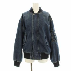 DENIM BLOUSON デニム ブルゾン ジャケット ジップアップ M インディゴ 105251021006