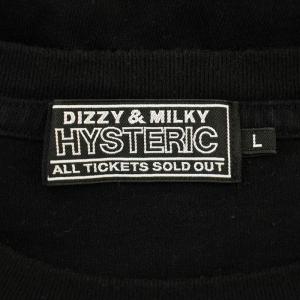 HYSTERIC GLAMOUR Hysteric DIZZY＆MILKY Tシャツ 02241CT12 半袖 L 黒 ブラック /G BM