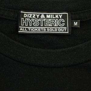 HYSTERIC GLAMOUR Hysteric DIZZY＆MILKY Tシャツ 02241CT40 半袖 M 黒 ブラック /G BM