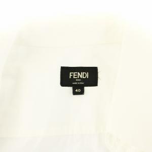 FENDI ROMA ドレスシャツ 40 ホワイト FS0751 AF04