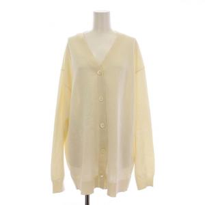 23SS sweat ニットカーディガン Vネック 長袖 38 アイボリー 23080922704010