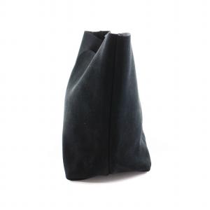 Hender Scheme NOT ECO BAG WIDE ノットエコバッグ ワイド スエード ハンドバッグ 黒 /YM D BM