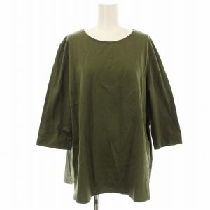 22SS コットンツイルジャージー フレア プルオーバー KKWWNM0434 大きめサイズ シャツ カットソー