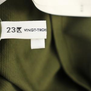 23区 22SS コットンツイルジャージー フレア プルオーバー KKWWNM0434 大きめサイズ シャツ カットソー