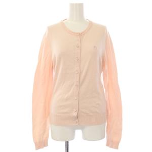 カーディガン ニット 長袖 ホース 刺繍 38 ピンク E1N07-158-10 /TK MU