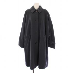 ステンカラーコート ロング アルパカ ウール 42 グレー /BM BM