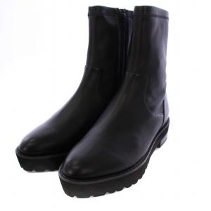 Odette e Odile ショートブーツ レザー 24.5 黒 /BM BM