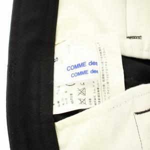 COMME des GARCONS COMME des GARCONS AD2012 台形スカート ミモレ ロング ジップフライ ウール S 黒 ブラック RU-S032 /KU
