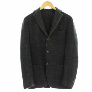 coat ウール テーラードジャケット 1122-343-0423 チェック 46 グレー /G MU