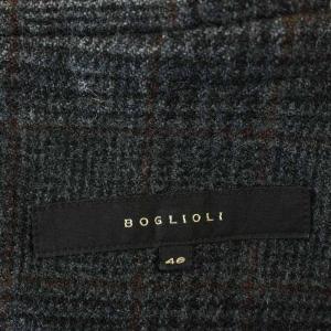 BOGLIOLI coat ウール テーラードジャケット 1122-343-0423 チェック 46 グレー /G MU