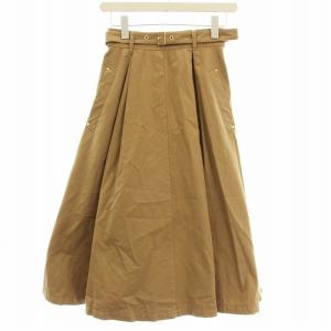 24AW チノフレアスカート 24332510 ロング スカート 0 ベージュ /G BM