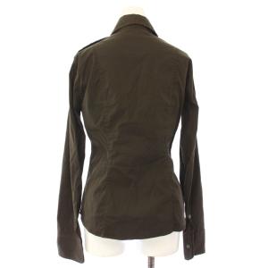 GUCCI シャツ 長袖 ポケット 38 ブラウン 203-1917-4906 /TK MU