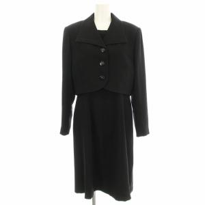 ブラックフォーマル 喪服 セットアップ 3487 ワンピース ジャケット 11 黒 ブラック /G BM