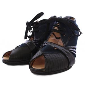 Jean Paul GAULTIER パンプス 37 ネイビー