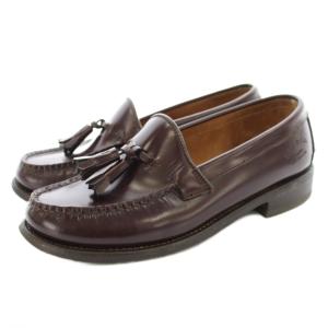 Shoe&Co ローファー タッセル レザー 24cm ボルドー 951S /KU BM