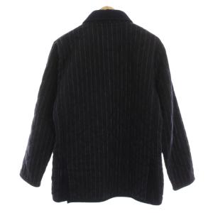 LAVENHAM キルティングジャケット ストライプ 中綿 アウター 38 M 紺 LVH-16-A019 /YM BM
