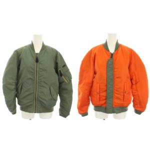 MA-1 フライトジャケット アウター リバーシブル M カーキ オレンジ 6262055 /YT MU