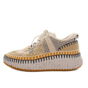 NAMA スニーカー 37 ベージュ