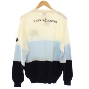 SINA COVA SINACOVA LUPO DI MARE ニット セーター 長袖 刺繍 M ホワイト 7752060 /TK MU