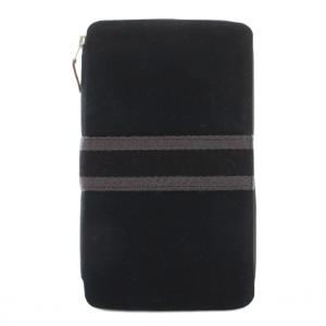 フールトゥ パースGM ラウンドファスナー長財布 パスポートケース ブラック /YM OH MU