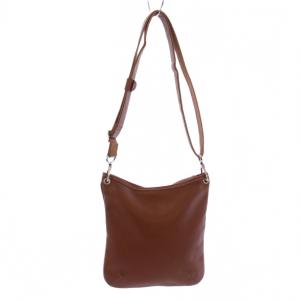Longchamp ショルダーバッグ レザー 茶 1776021504 /BM BM