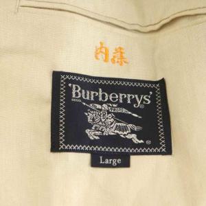 burberrys ヴィンテージ テーラードジャケット 2B リネン L ベージュ BBR31-262-40