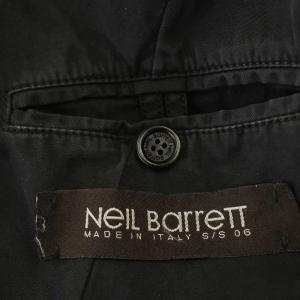 Neil Barrett テーラードジャケット NGI66T13 一つボタン S 黒 ブラック /G BM