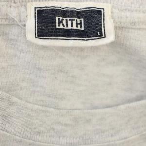 KITH NYC Long Sleeve Tee ロゴ ロンT 長袖 Tシャツ L ヘザーグレー /G MU
