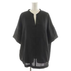 シャツ ブラウス 半袖 プルオーバー F 黒 ブラック CLZ1011504A0002 /AN50 MU